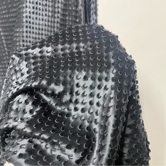 Maria Pinto Bubble Hem Boatneck Midi Black Dress 10 - Picture 8 of 13